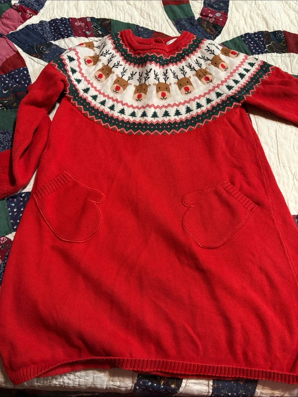 Gymboree 5T Back to School Christmas and Fall Dress